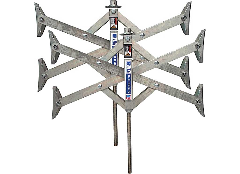 BAL RV Products X-tended Fit X-chock,doublepak - Wheel Chocks, Stops, & Locks