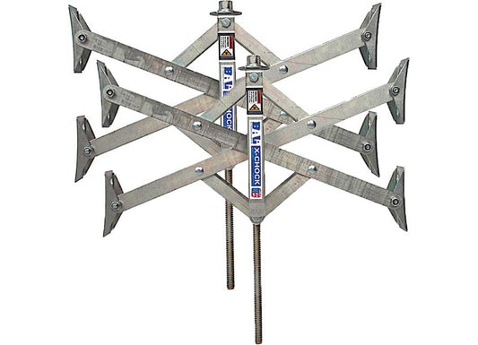 BAL RV Products X-tended Fit X-chock,doublepak - Wheel Chocks, Stops, & Locks