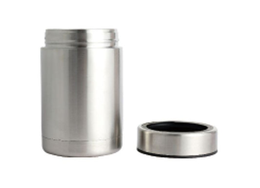 Bulldog Winch Can Cooler - 304 Stainless Double Wall- Screw Top With Seal - Can Coolers & Coozies