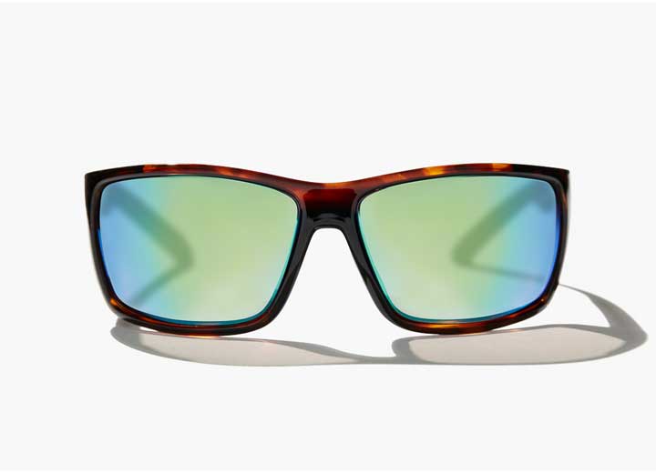 Bajio Sunglasses Bales Beach Green Mirror Glass Brown Tort Gloss - Sunglasses