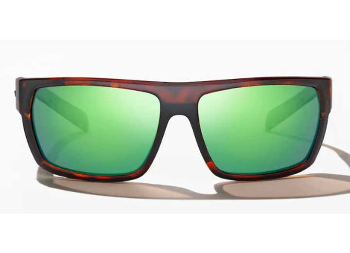 Bajio Sunglasses Palometa Green Mirror Glass Brown Tort Matte - Sunglasses