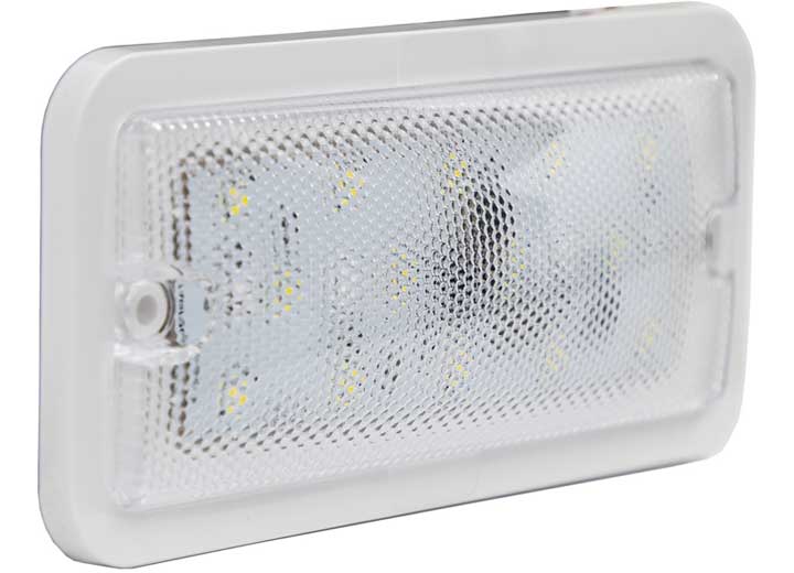Buyers Products 5.8 Inch Rectangular Led Interior Dome Light With Remote Switch - Dome Lights & Components