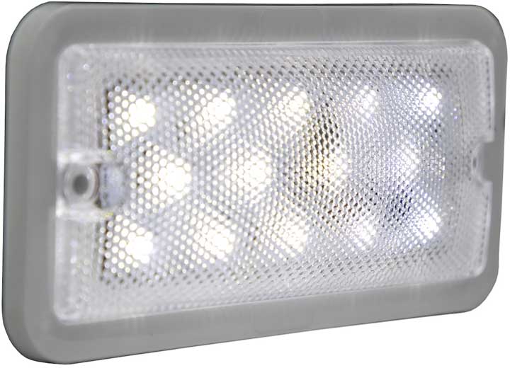 Buyers Products 5.8 Inch Rectangular Led Interior Dome Light With Remote Switch - Dome Lights & Components