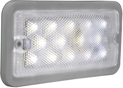Buyers Products 5.8 Inch Rectangular Led Interior Dome Light With Remote Switch - Dome Lights & Components