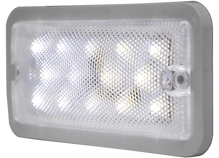 Buyers Products 5.8 Inch Rectangular Led Interior Dome Light With Remote Switch - Dome Lights & Components