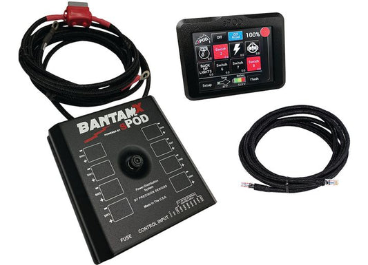sPOD Bantamx Touchscreen For Uni With 36IN Battery Cables - Accessory Control Systems