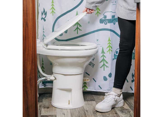Camco Gravity Toilet White - Portable Toilets