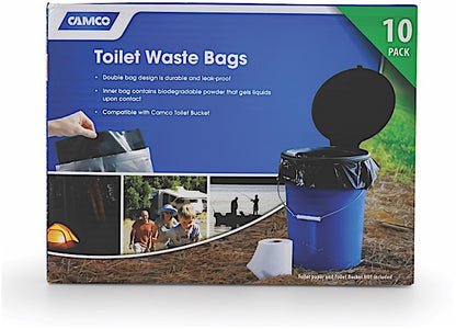 Camco Toilet Bag/10pack Box, E/f - Portable Toilet Accessories