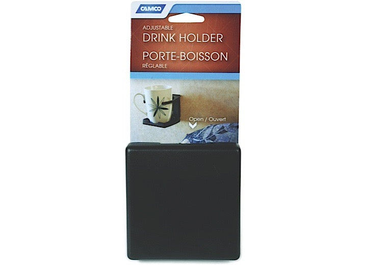 Camco Adjustable Drink Holder, Black - Consoles & Cup Holders