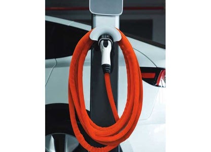 Design Engineering, Inc./ DEI EV Charger Cord Cover, Fits 3/4IN-1IN Dia Cables, 20FT, Orange - Electric Vehicle Extension Cords