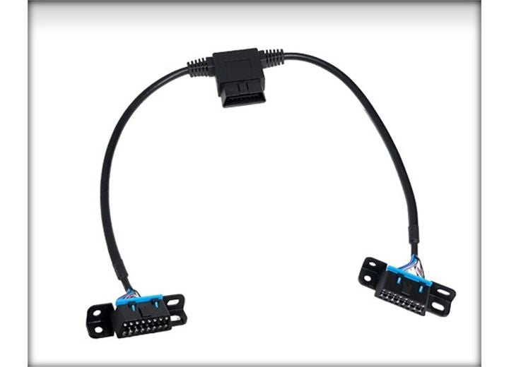 Edge Products Obdii Pass Through Splitter (2 Female And 1 Male With 1 FT Leads) - OBD Harnesses