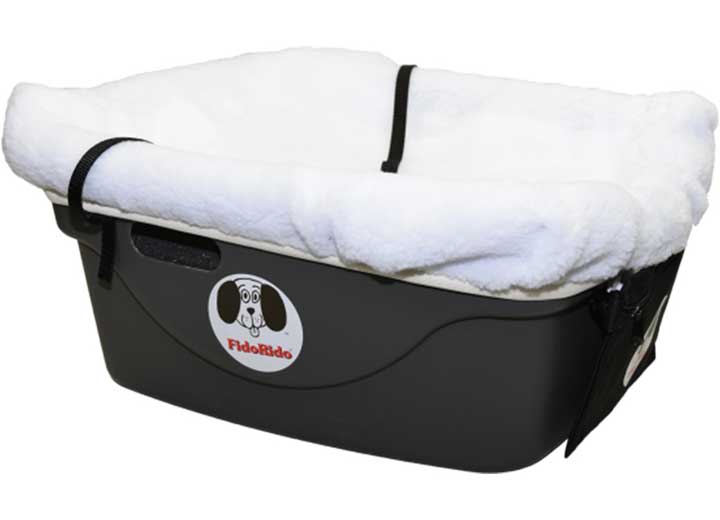Fido Pet Products Fidorido Pet Car Seat-white Sherpa- Small Harness - Dog Car Seats