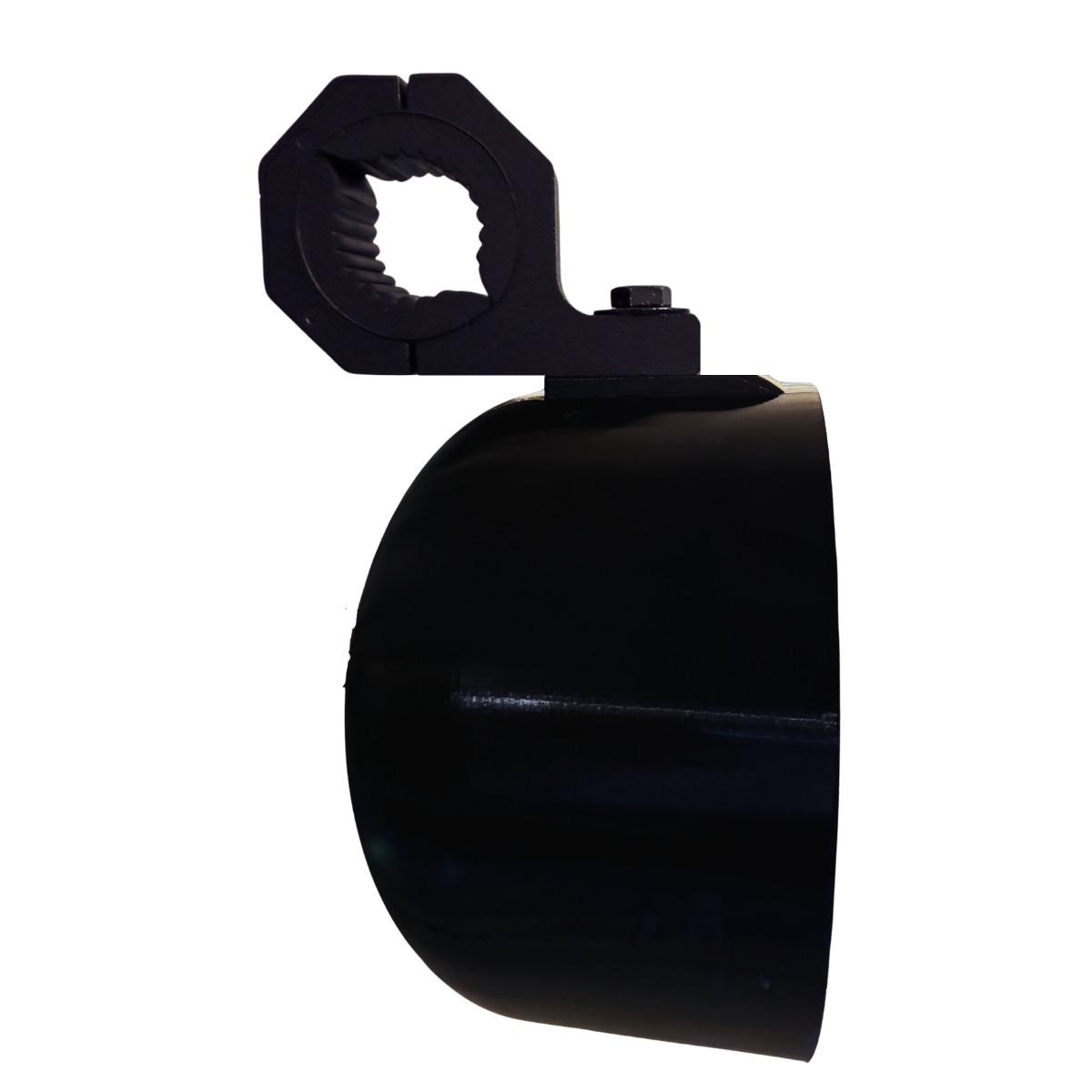 Universal 8" Marine & ATV Speaker Enclosures with Metal Swivel Clamps – Fits 1" to 2" Roll Bars, Waterproof Empty Pods for Boat, UTV, Jeep, Wakeboard Tower