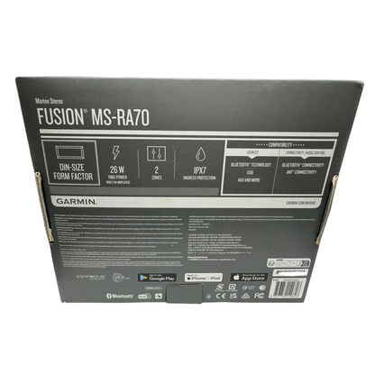 Fusion MS-RA70 Stereo w/AM/FM/BT - 2 Zone [010-01516-01]