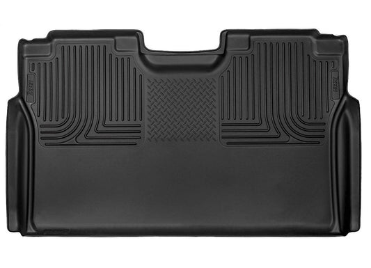 Husky Liner 15-C F150/f250/f350/f450 Crew Cab 2ND Row Floor Liner Black - Floor Mats & Liners