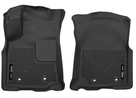 Husky Liner 18-23 Tacoma AT Double Cab/access Cab Front Floor Liners X-act Contour Series BL - Floor Mats & Liners