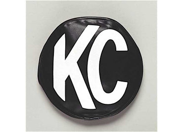 KC Hilites 6 Inch Round Vinyl Cover Pair Black - Offroad Light Stone Guards & Covers