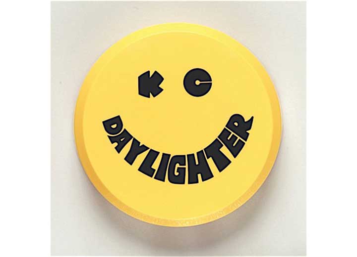 KC Hilites Black/yellow 6" KC Daylighter Plastic Cover - Offroad Light Stone Guards & Covers
