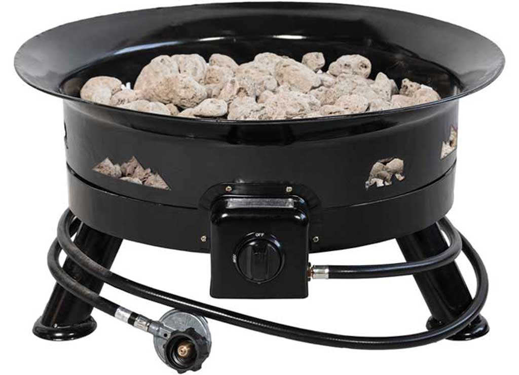 Kuma Outdoor Gear Bear Blaze Fire Bowl 24- Black - Gas Fire Pits