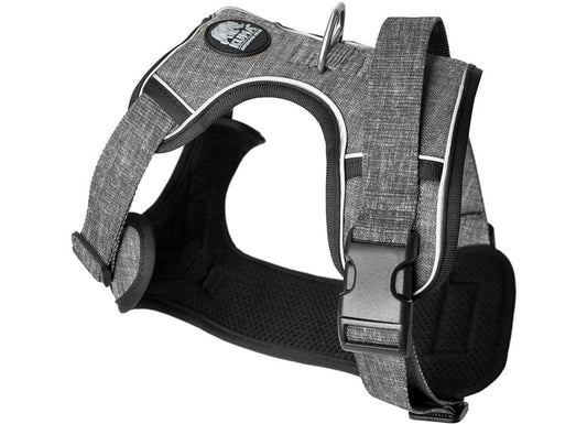 Kuma Outdoor Gear Lazy Bear Dog Harness - Large - Heather Grey - Dog Safety Vests, Harnesses, Saddle Bags, & Walker Waist Packs