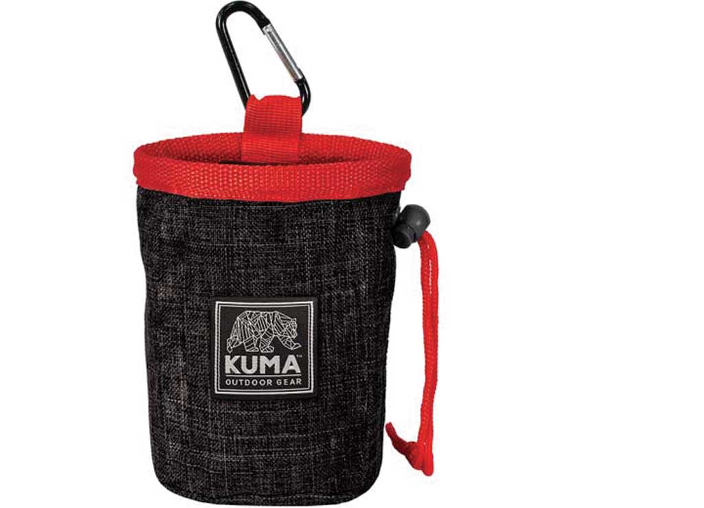 Kuma Outdoor Gear Good Dog Treat Pouch - Heather Grey/red - Dog Treat Pouches