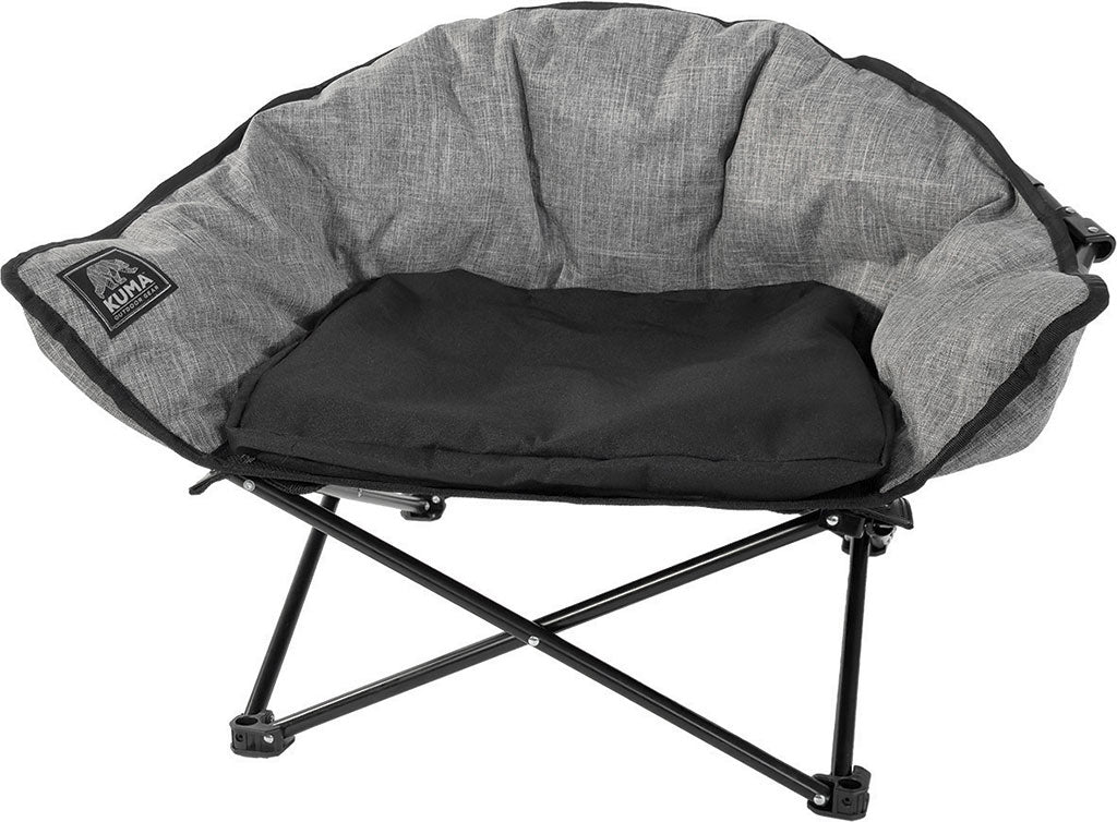 Kuma Outdoor Gear Little Lazy Bear Dog Chair - Heather Grey - Dog Camping Chairs