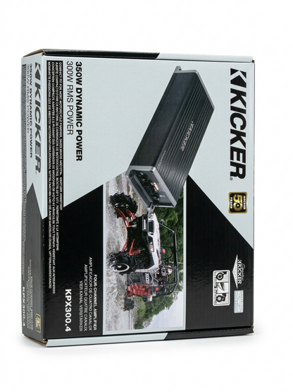 KICKER KPX300.4 4x75W Full-Range Compact Amplifier [51KPX3004]