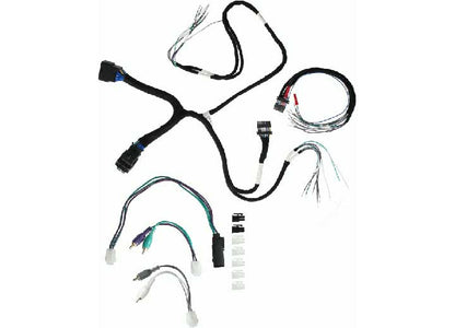 Metra Electronics/Heise 14-21 Harley Davidson Hard Saddlebag  Dsp And Add AN Amp Harness W/oe Radio And Fairing - Motorcycle Audio Components