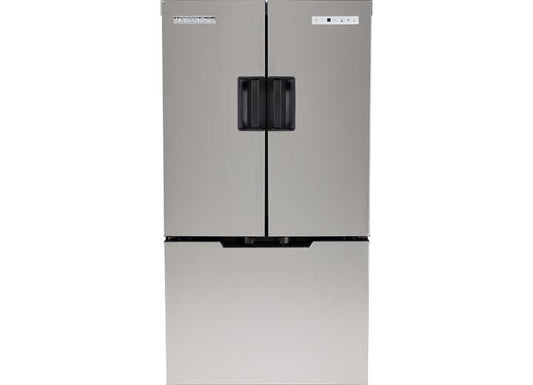 Norcold 15 CU FT 12V DC Compressor Refrigerator, SS French Doors W/bottom Drawer Freezer - RV Refrigerators & Freezers