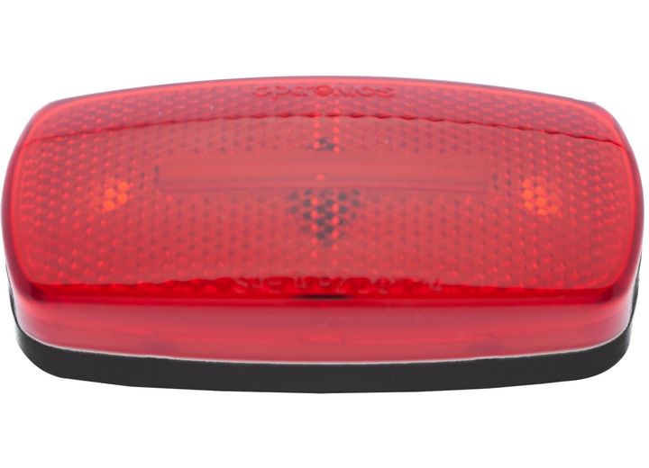 Optronics Rectangular Reflector/clearance/marker Light Twist-in Socket Red Black Base - RV & Trailer Clearance & Side Marker Lights & Components