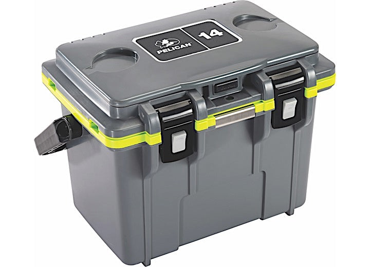 Pelican IM 14QT Elite Cooler Dkgry/egrn - Coolers