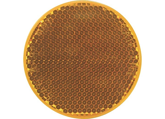 Peterson Manufacturing Reflector RD 2-3/8 Amber - Reflectors