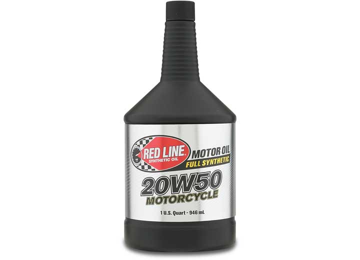 Red Line Oil 20W50 Motorcycle Oil Synthetic, 1 Quart - Powersport Engine Oils