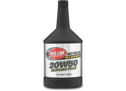 Red Line Oil 20W50 Motorcycle Oil Synthetic, 1 Quart - Powersport Engine Oils