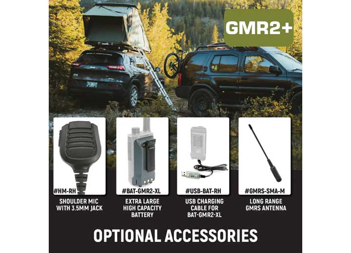 Rugged Radios Rugged Gmr2 Plus Gmrs/frs Handheld Radio-safety Orange - Handheld Radios