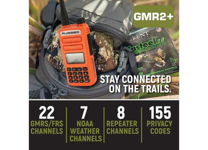Rugged Radios Rugged Gmr2 Plus Gmrs/frs Handheld Radio-safety Orange - Handheld Radios