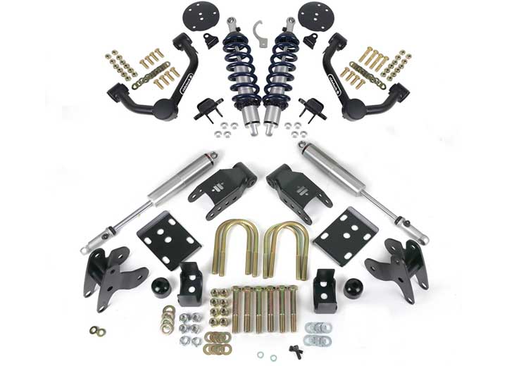 Ridetech Suspension 15-C F150 (4wd) Lowering Kit IN W/ HQ Shocks - Suspension Lowering Kits