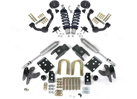 Ridetech Suspension 15-C F150 (4wd) Lowering Kit IN W/ HQ Shocks - Suspension Lowering Kits