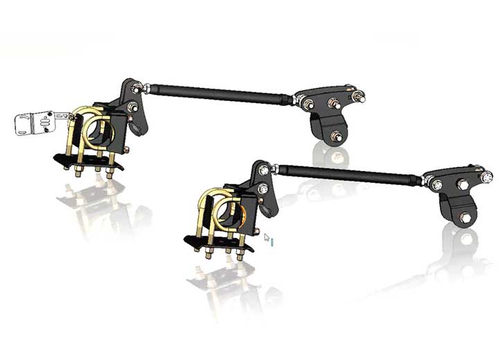 Ridetech Suspension 15-C F150 Traction Bar Kit W/ Double Adj Bars, Heim Ends, Pivot Bracket - Suspension Traction Bars, Brackets, & Bushings