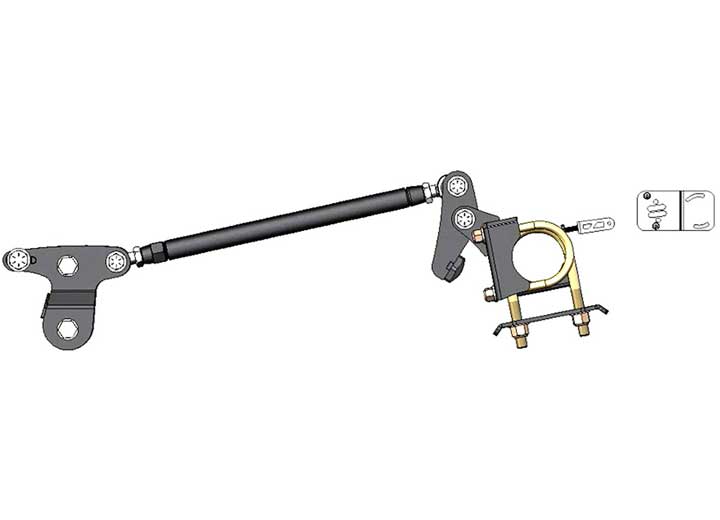 Ridetech Suspension 15-C F150 Traction Bar Kit W/ Double Adj Bars, Heim Ends, Pivot Bracket - Suspension Traction Bars, Brackets, & Bushings