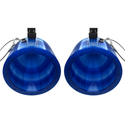 6.5” & 8” Marine Speaker Pods for Boats, Golf Carts, ATV & UTV | 360° Swivel Roll Bar Mounts - RockPods