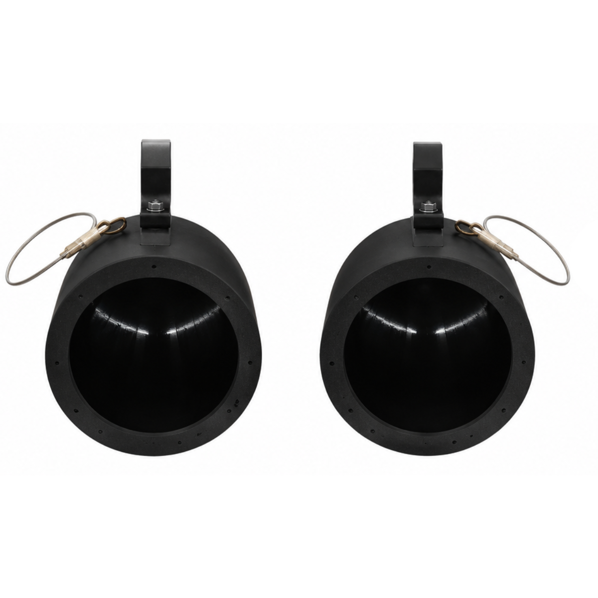 6.5” & 8” Marine Speaker Pods for Boats, Golf Carts, ATV & UTV | 360° Swivel Roll Bar Mounts - RockPods