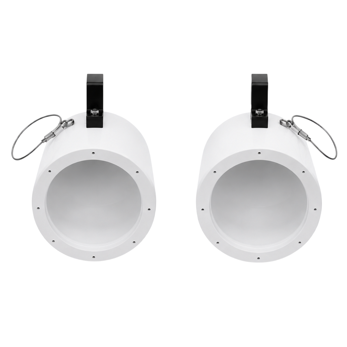 6.5” & 8” Marine Speaker Pods for Boats, Golf Carts, ATV & UTV | 360° Swivel Roll Bar Mounts - RockPods