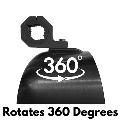 Universal 8" Marine & ATV Speaker Enclosures with Metal Swivel Clamps Wake Tower