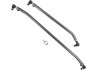 Synergy 07-18 Wrangler HD Steering Kit Tie Rod Drag Link Clamp Stud & Fox IF - Steering Kits