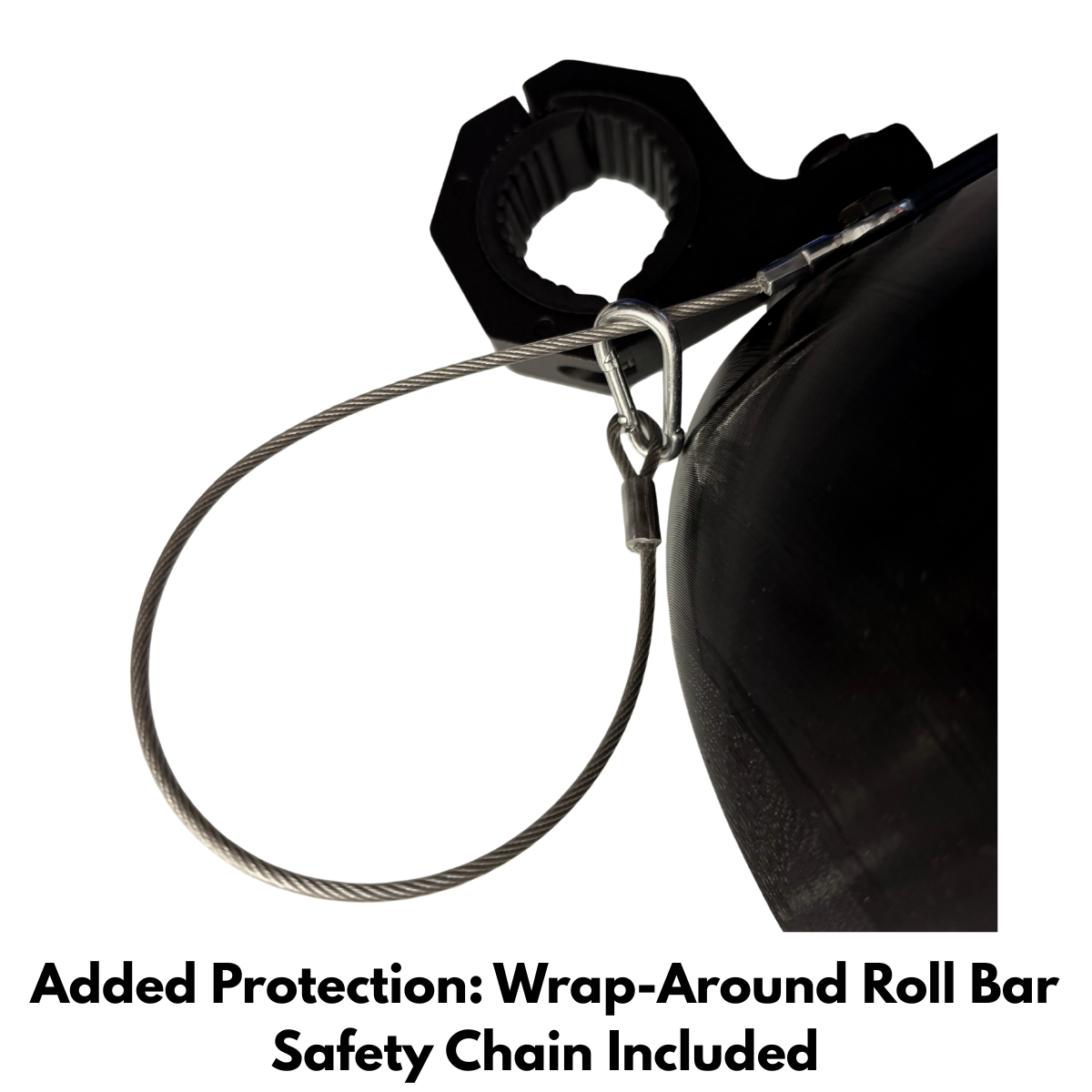 Universal 8" Marine & ATV Speaker Enclosures with Metal Swivel Clamps – Fits 1" to 2" Roll Bars, Waterproof Empty Pods for Boat, UTV, Jeep, Wakeboard Tower