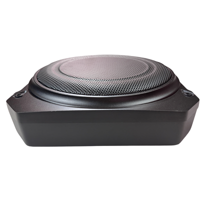 Ocean Rock SoundSurge Slim Under Seat Car Subwoofer 10 Inch Active 500W Built-In Amplifier Universal Fit