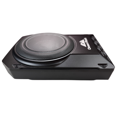 Ocean Rock SoundSurge Slim Under Seat Car Subwoofer 10 Inch Active 500W Built-In Amplifier Universal Fit
