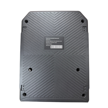 Ocean Rock SoundSurge Slim Under Seat Car Subwoofer 10 Inch Active 500W Built-In Amplifier Universal Fit