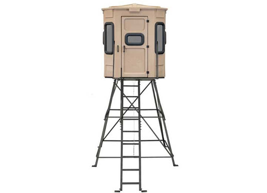 Titan Blinds Pro Blind Combo (Tan) W/8 FT Tower - Box Blinds